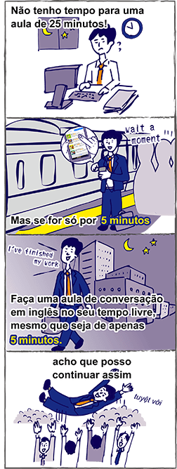 Aulas de apenas cinco minutos depois de um dia corrido no trabalho