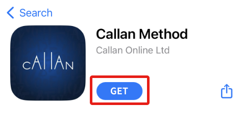 カランメソッドアプリ (Callan Method App) のインストール1