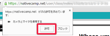 Google Chromeのメディア許可